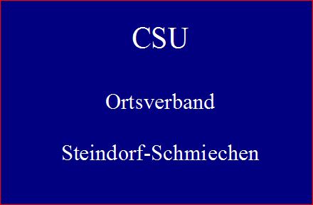 CSU Ortsverband Steindorf_Schmiechen